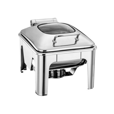 realwin delux mini stainless steel hot pot chafing dish set food warmer