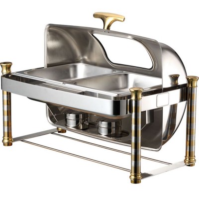 stainless steel 201 buffet chafing dishes canteen stainless steel food warmer