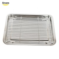 Yiheng Stainless steel 304 serving tray with dish rack