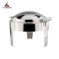 European style stainless steel chafing dish Food Warmer Roll Top Chafing Dish buffet