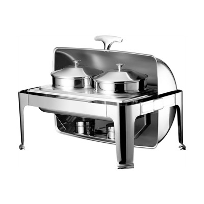 realwin 2 head 9L commercial soup station chafing dish roll top