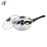 realwin multi breakfast 2 egg stainless steel frying pan pancake small pan 20cm